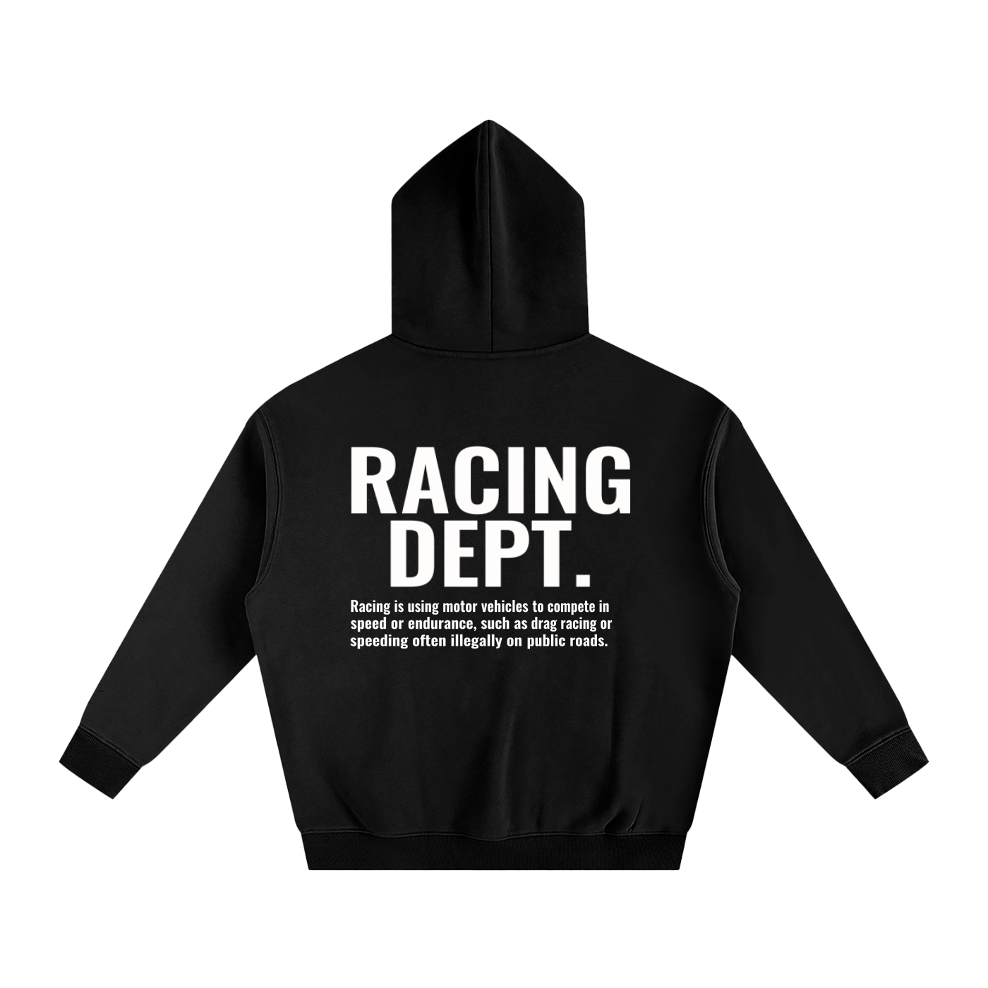 RACING DEPT. OVERSIZED HOODIE